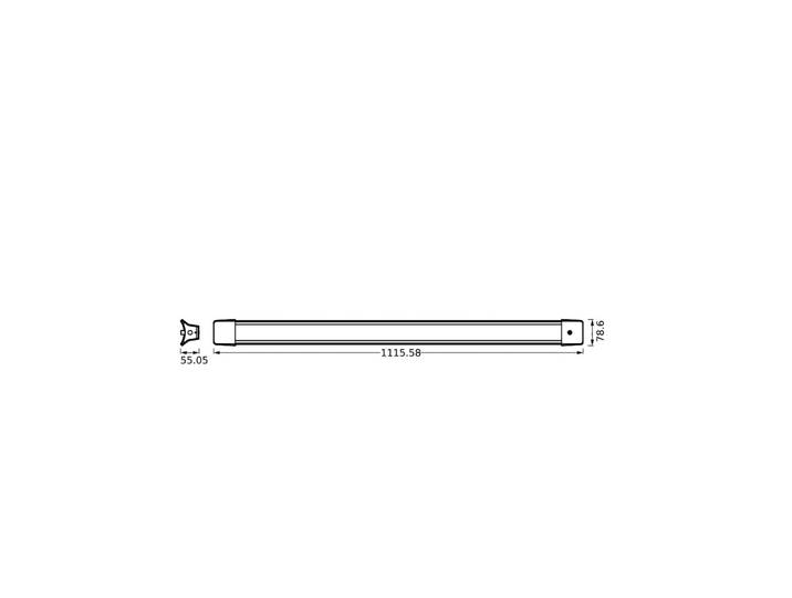 OSRAM Hängeleuchte OFFICE LINE, weiß / opal, für Arbeitszimmer / Büro, Kunststoff