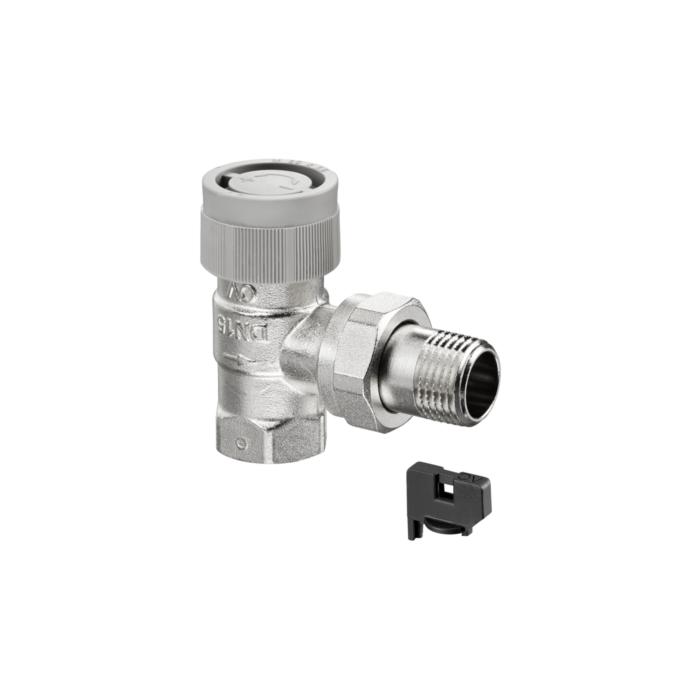 Oventrop Baureihe AQ Thermostatventil 1183066 DN 20, Eck, stufenlose Voreinstellung