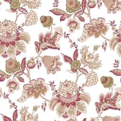 Galerie Wallcoverings Blooming Garden Collection Jacobean Garden Matte Finish Vinyl on Non-woven Wallpaper Roll