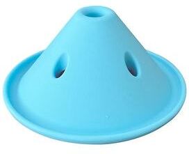 United PawPuzzle Interactive Dog Slow Feeder Bowl & Dog Lick Toy For Healthy Eating light Blue
