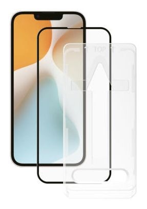 Vivanco Klare Bildschirmschutzfolie gehärtetes Glas 9H für Apple iPhone 16e Full Screen 64492