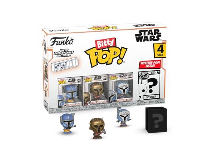 Bitty POP! - Star Wars: The Mandalorian - Heavy Mandalorian - 4-Pack w/display + Mystery Mini Figure /75451