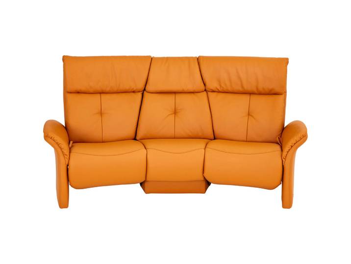 Himolla Komfortklass Trapezsofa Heimkino, Gelb, Echtleder, Longlife-Leder, 208x107x103 cm, Blauer Engel, Goldenes M, Made in Germany, Emas, Lederauswahl, Stoffauswahl, Relaxfunktion, Sitzqualitäten, Rücken echt, Wohnzimmer, Sofas & Couches, Sofas, Heimkino Sofas