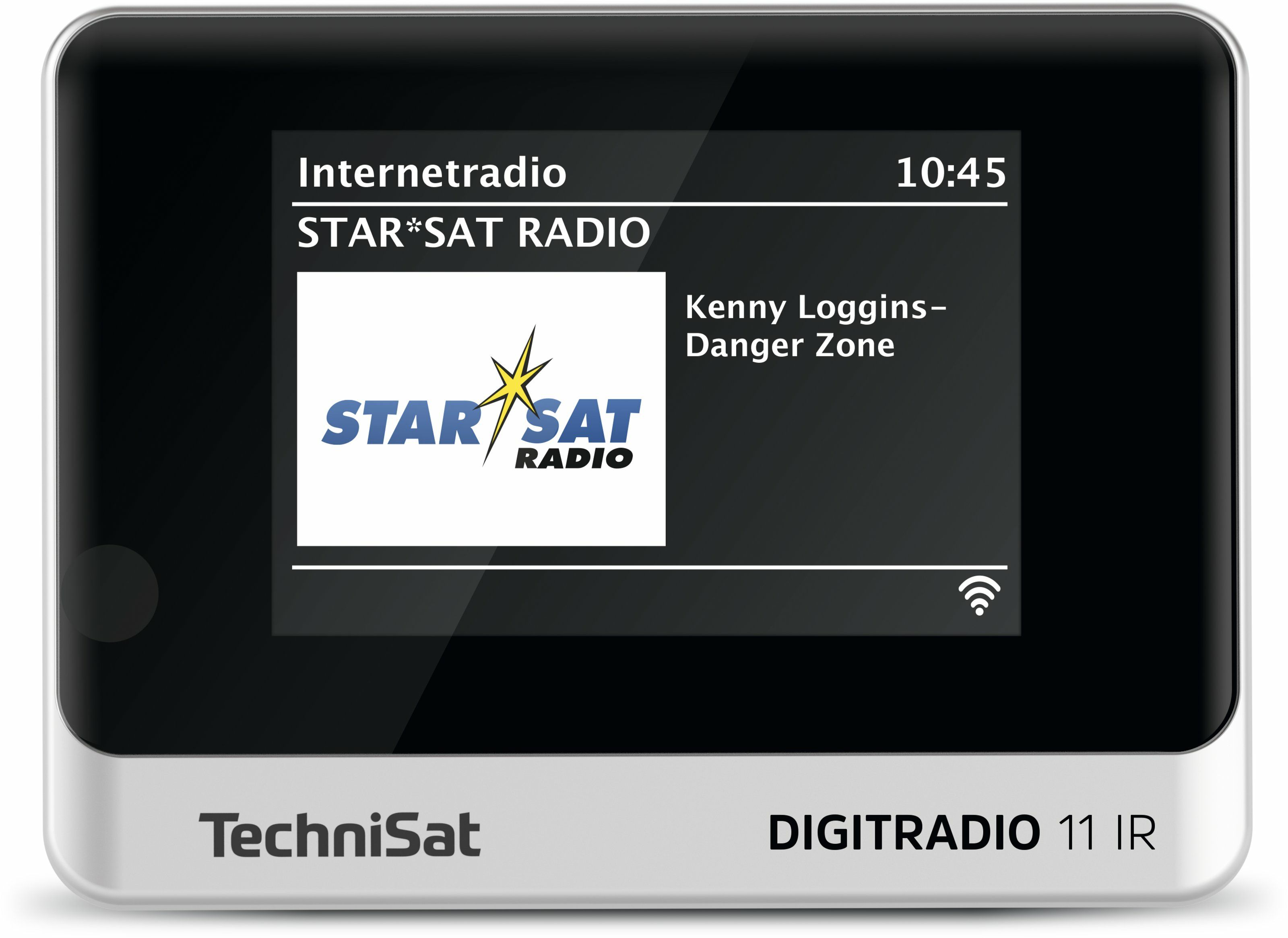 TechniSat DigitRadio 11 IR DAB+/UKW Internetradio Bluetooth (Schwarz/Silber) 0000/3958