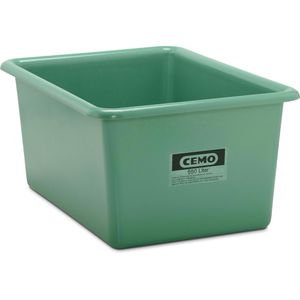 CEMO Großbehälter 1147, 550 Liter, grün, 132 x 63 x 97cm, aus GFK