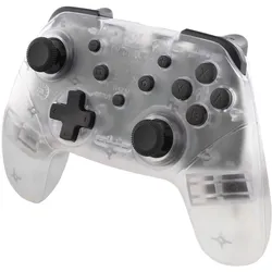 Nyko Wireless Core Controller (Clear) (Android, PC, Switch), Gaming Controller, Transparent