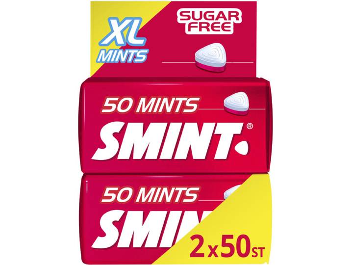 Smint XL Tin Aardbei Met Vitamine C - 70 g