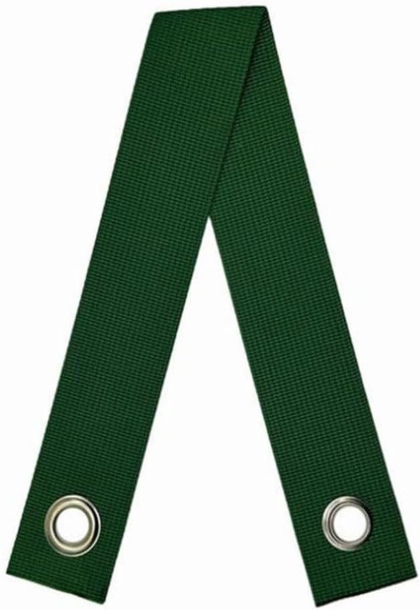 30 stuks Boom Riemen - Stevige Nylon Plantensteunen voor buiten tuinieren - Zwart Groen