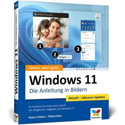 Windows 11, Taschenbuch von Robert Klassen,Philip Kiefer, Vierfarben, 978-3-8421-1154-7