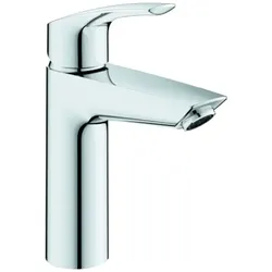 Grohe Eurosmart Einhand-Waschtischbatterie, M-Size, Ausladung 121mm, ohne Ablaufgarnitur, EcoMode, 2339530E