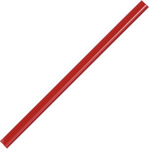 Durable Klemmschiene 2931-03, A4, rot, Füllhöhe 6 mm, für ca. 60 Blatt, 50 Stück