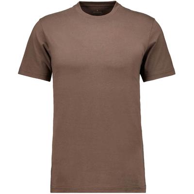Longshirt RAGMAN, Herren, Gr. 114, braun (mokka), Jersey, Baumwolle, Rundhals, Shirts Longshirt