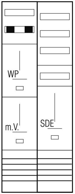 ABN Poste compteur complet sans SH 5 pôles Z29E924N (Z29E924N)