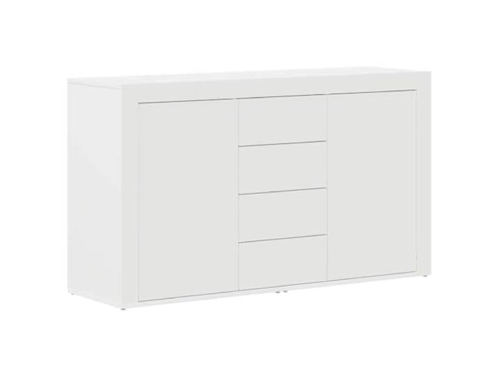 HEFZGDB Modernes Sideboard mit Schubladen für Essbereich, funktionales Sideboard mit Regalen und Schubladen aus Holzwerkstoff, mit Türen und großem Stauraum für Bücher und Deko