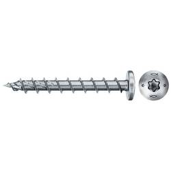 Fischer 670531 Power-Fast II Spanplattenschraube 6 mm 50 mm T-Profil Stahl galvanisch verzinkt 50 St.