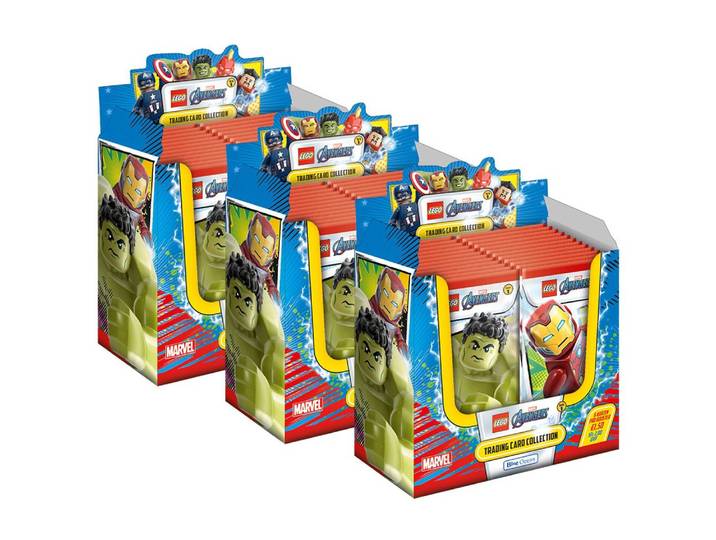 LEGO® Sammelkarte LEGO Avengers Serie 1 Trading Cards - 3 Display (108 Booster)