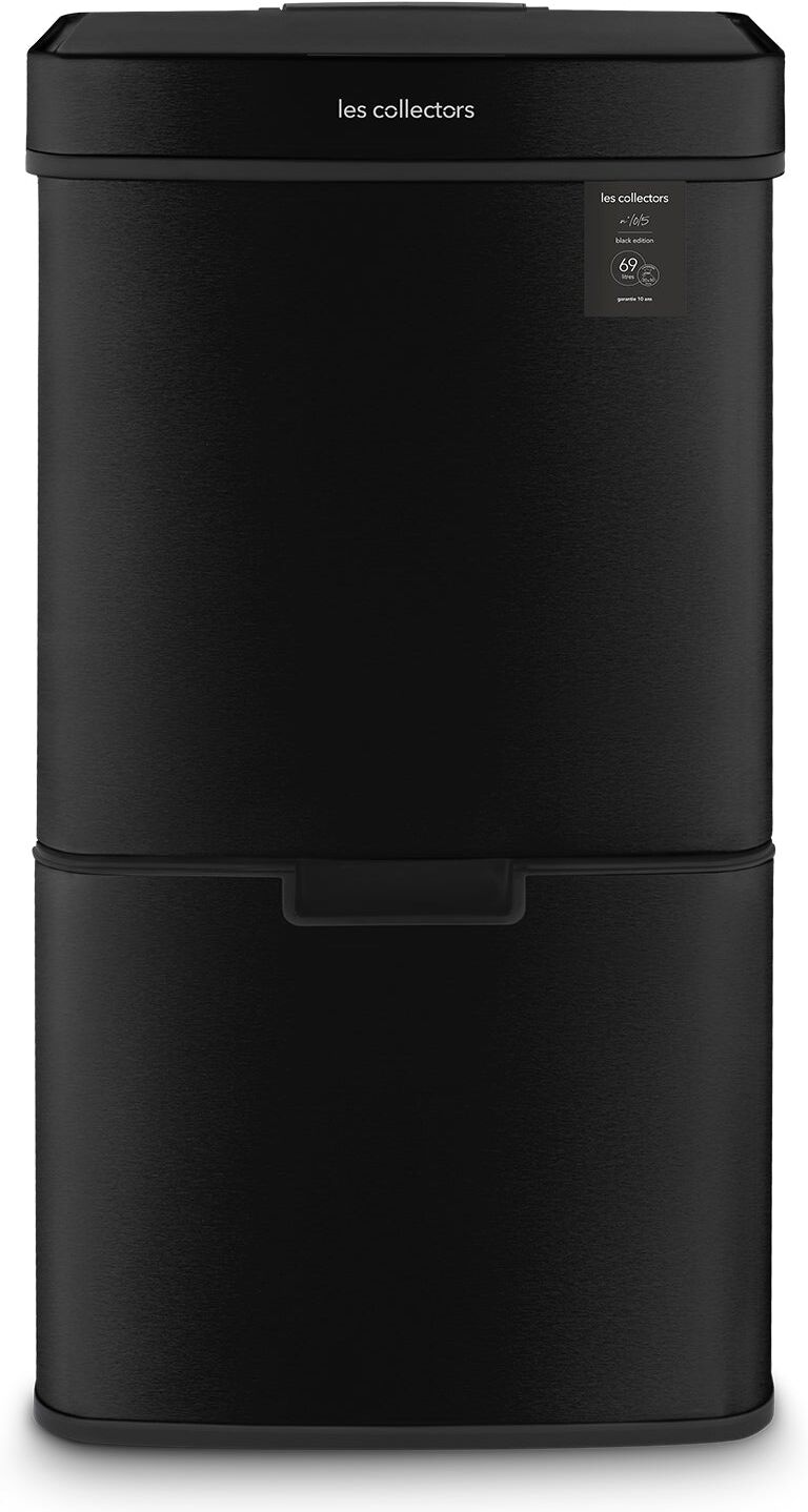 Ⓜ️🔵🔵🔵 Les Collectors N°1015 - Pattumiera per raccolta differenziata, TOTAL BLACK, tutt
