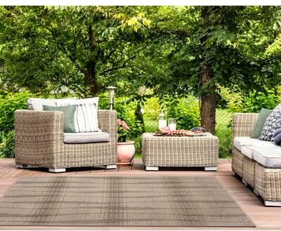 Liora Manne Lush Decor Riviera Pinnacle Indoor/Outdoor Area Rug