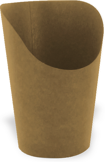 Firstpack Set da 1000 pezzi Contenitore marrone per cibo 8 x 6 x 9,8 cm