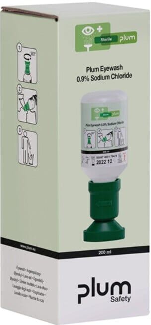 Flacon de rinçage oculaire 200 ml 3 ans (bouteille non ouverte) DIN EN15154-4 Pl ; Plum (4695)