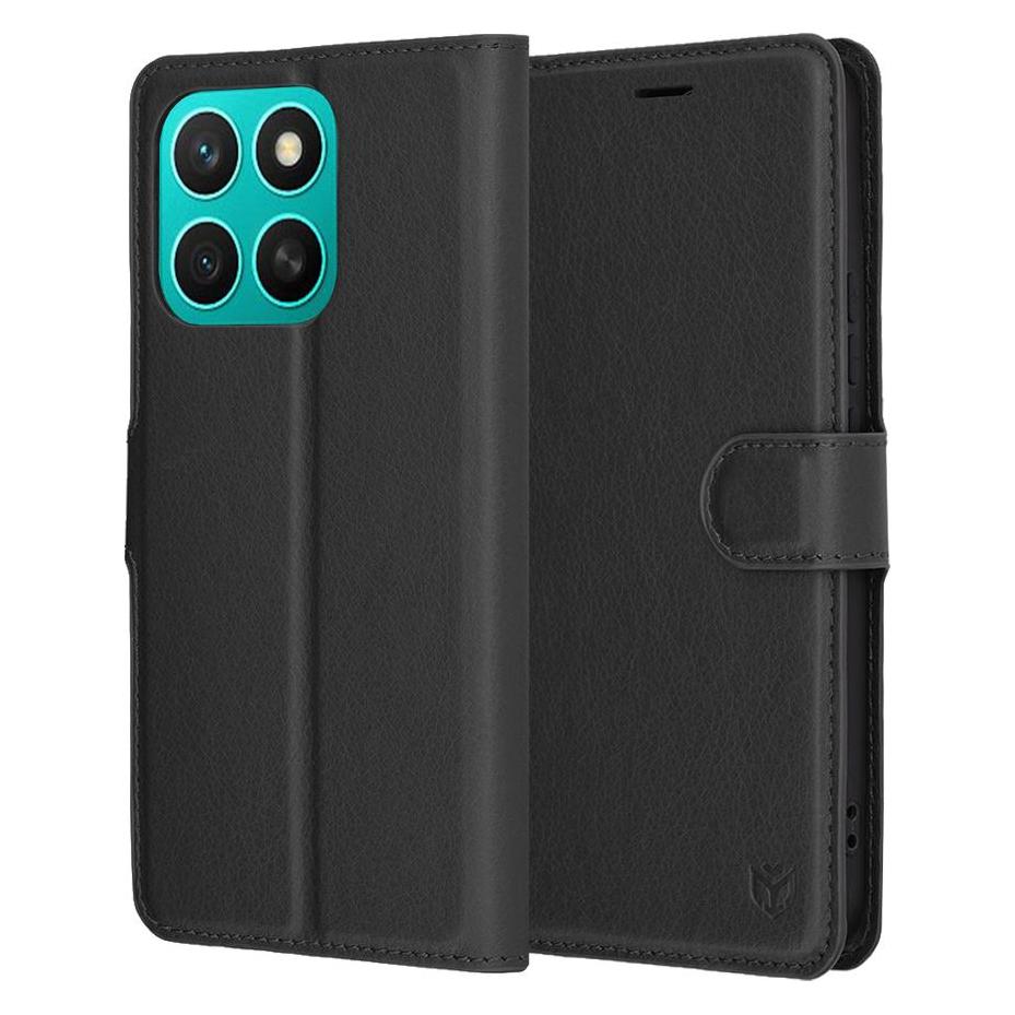 Techsuit - Leather Folio - Honor X8c - Black (Honor X8c) (56365725)