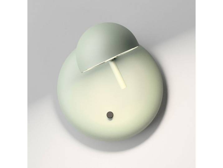 Pin 1675 LED-Wandleuchte, 11 cm, grün - Vibia - Schlafzimmer - Modern - Metall - Einflammig