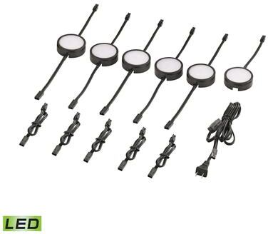 Elk Home Metal Housing, 6ft Power Cord w/Plug and Line Switch, 5Pcs 12-inch Jump Cord, 1Pc Has 1 Tail, 5Pcs