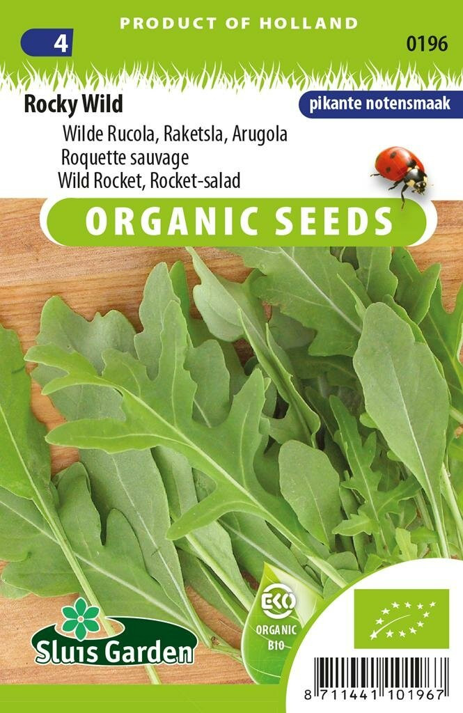 Sluis Garden Rucola Wild Rocky Wild BIO Zaden