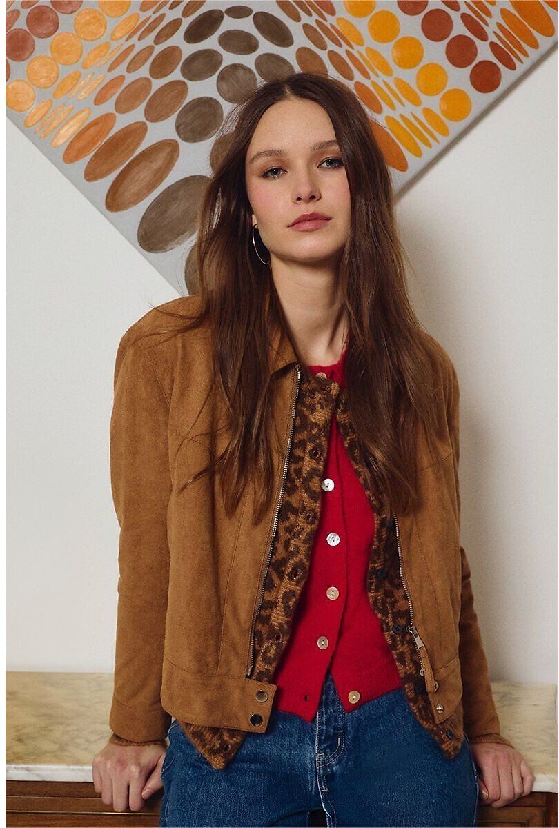 MOLLY BRACKEN Veste en suédine