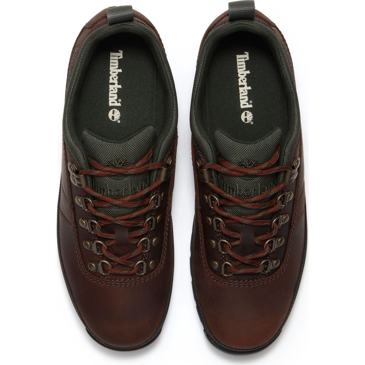 Timberland Mens Lace UP Shoe dk brn f grain 15 TB0A443ZW011-15