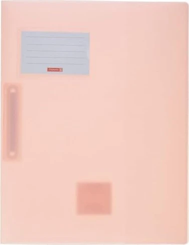 BRUNNEN Schnellhefter FACT! Kunststoff rosa pastell transluzent DIN A4