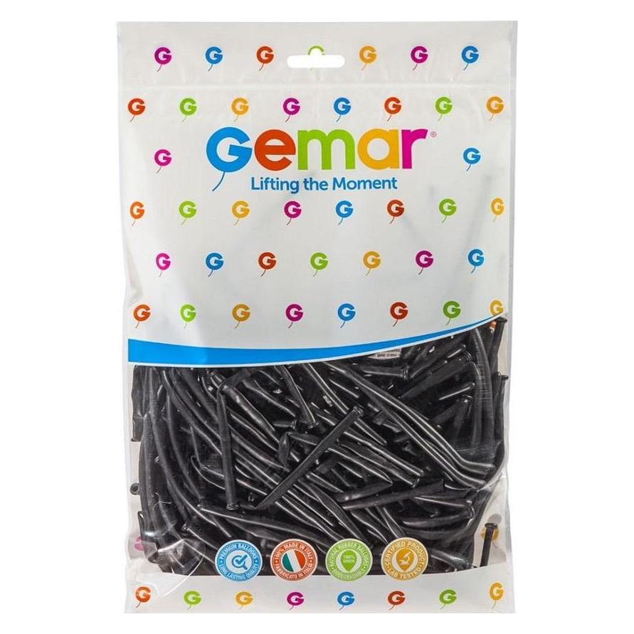 GoDan Ballon D2 Italienische Tuben 160 schwarz 100 Stk (100x) (58218267)