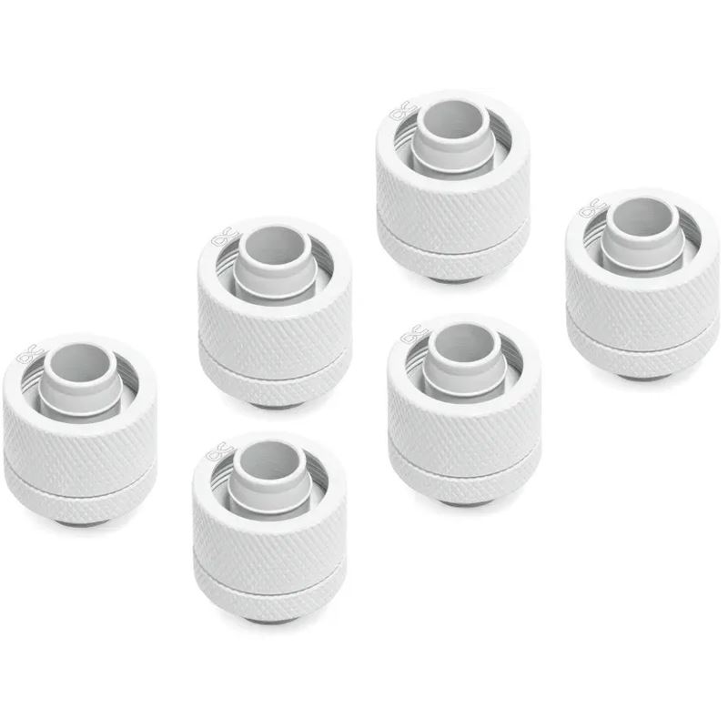 Alphacool Eiszapfen 16/10mm Anschraubtülle G1/4 - White Sixpack