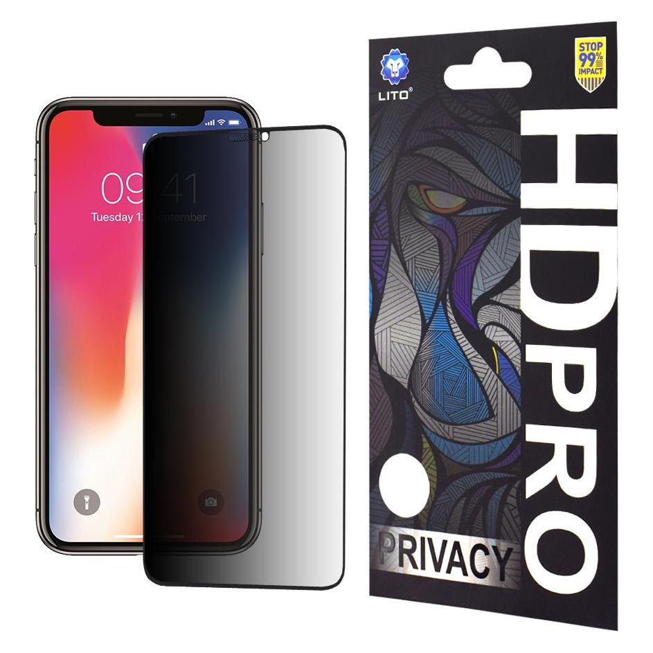 Lito - HD Pro Privacy - iPhone X / iPhone XS / iPhone 11 Pro - Black (Apple iPhone 11 Pro, Apple iPhone X, Apple iPhone XS) (56352276)