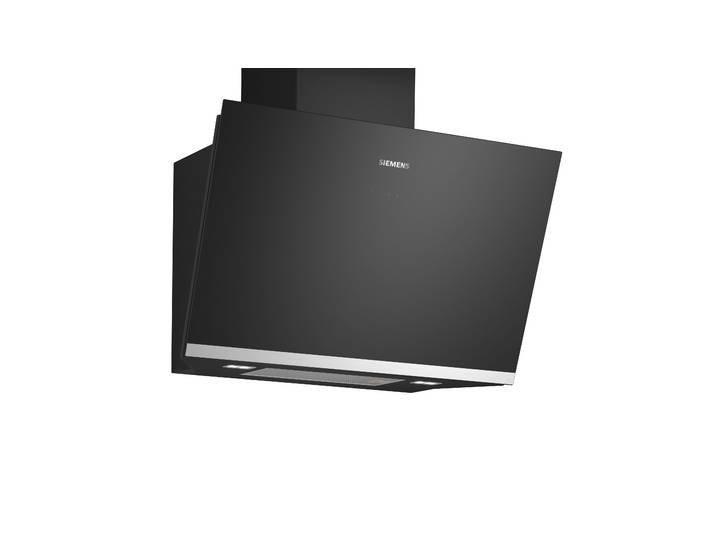 SIEMENS Kopffreihaube LC81KAN60 , Energieeffizienz: A+, silber (schwarz), B:79cm H:45cm T:44,7cm, Dunstabzugshauben, Geruchs- und geräuscharme Küche dank iQdrive-Motor & Luftgütesensor, Kopffreihaube