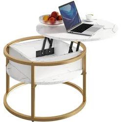 Vicco, Couchtisch + Beistelltisch, Marlo (57 x 57 x 35.50 cm)