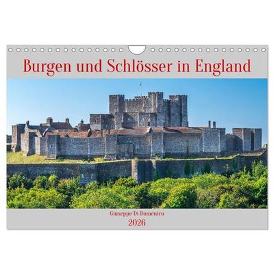 Burgen und Schlösser in England (Wandkalender 2026 DIN A4 quer), CALVENDO Monatskalender
