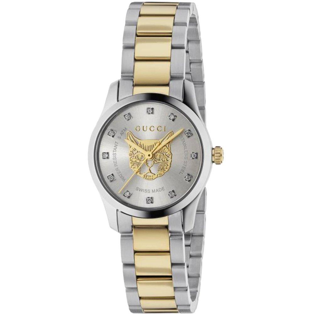 Gucci YA1265016 G-Timeless zweifarbige Damenuhr