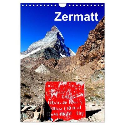 Zermatt (Wandkalender 2027 DIN A4 hoch), CALVENDO Monatskalender