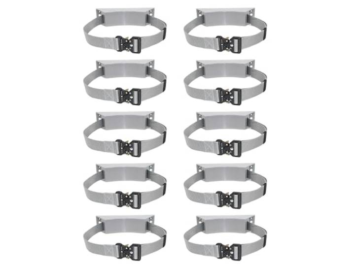 An der Wand montierter Flaschenhalter(Gray,10 pack)