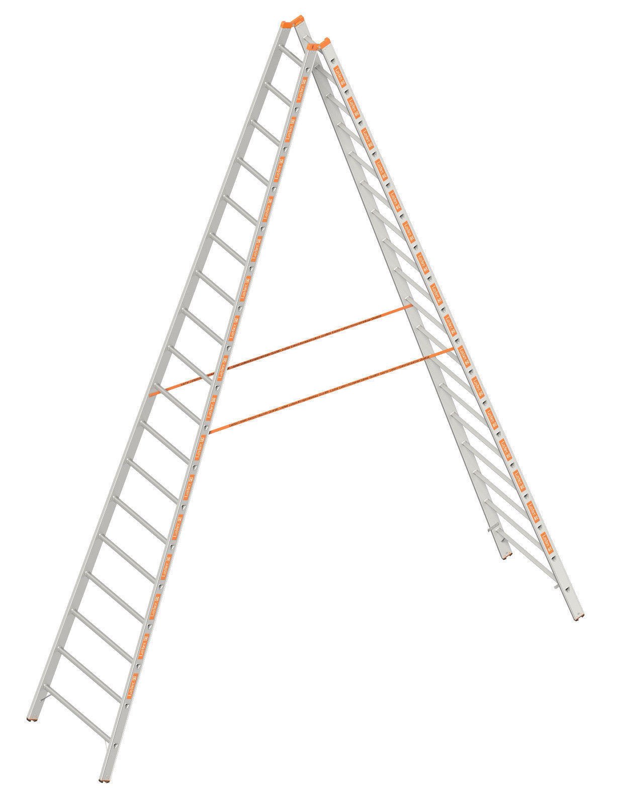 Layher Topic 1039 steigertrap met 2x18 treden