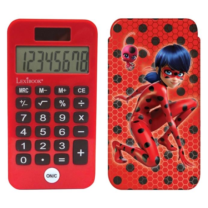 Lexibook Miraculous Taschenrechner mit Schutzabdeckung (Batteriebetrieb) (22925567)