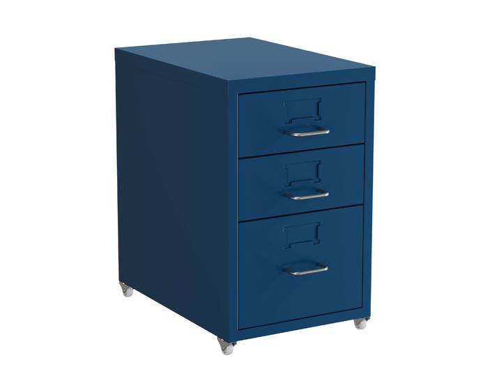 Korpus CUBIX 3 Schubladen dunkelblau