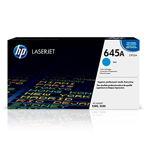 HP 645A tonercartridge cyaan voor HP Color LaserJet 5500/5550 printerserie