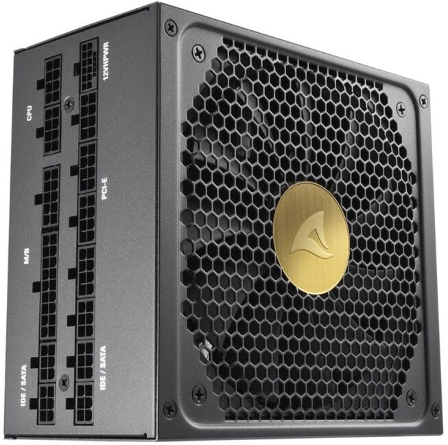 Sharkoon REBEL P30 Gold 1300W ATX3.0 (schwarz, 1x 12VHPWR, 8x PCIe, Kabel-Management, 1300 Watt) (4044951038541)