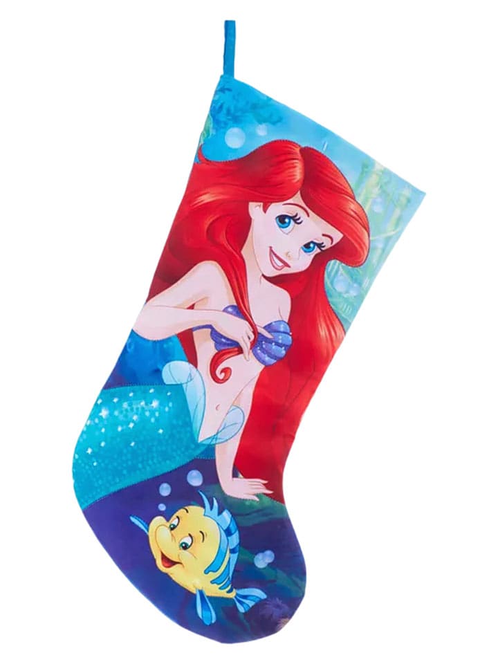 Christmas Inspirations Weihnachtsstrumpf "Ariel" in Blau/ Rot - (H)45 cm - onesize
