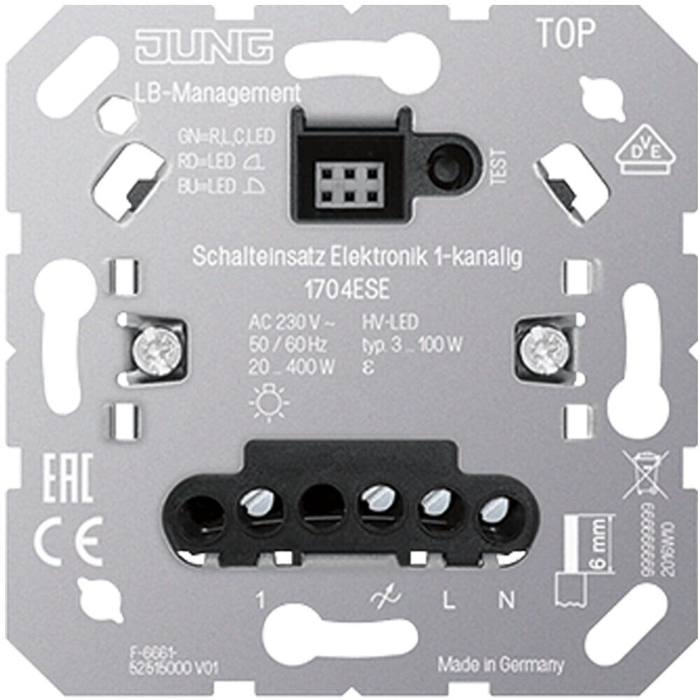 Jung Schalteinsatz Elektronik 1-kanalig 1704 ES E (1704ESE)
