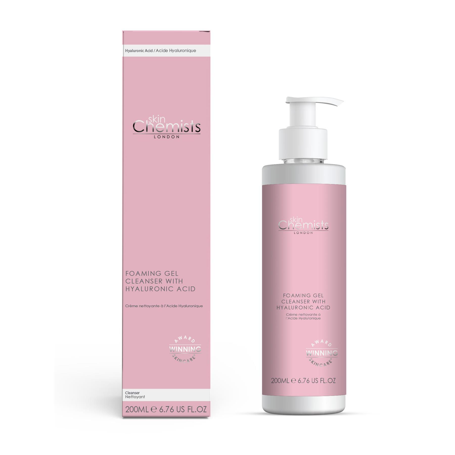 skinChemists Anti-aging schuimende reinigingsgel met hyaluronzuur 200 ml