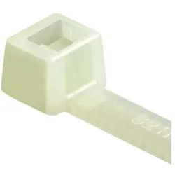 HellermannTyton, Hellermann Tyton T50L Polyamid Weiss (Kunststoffkabelbinder, 390 mm, 100 Stk.)