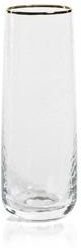 Zodax Cappelletti Stemless Glass Flutes, Set of 4